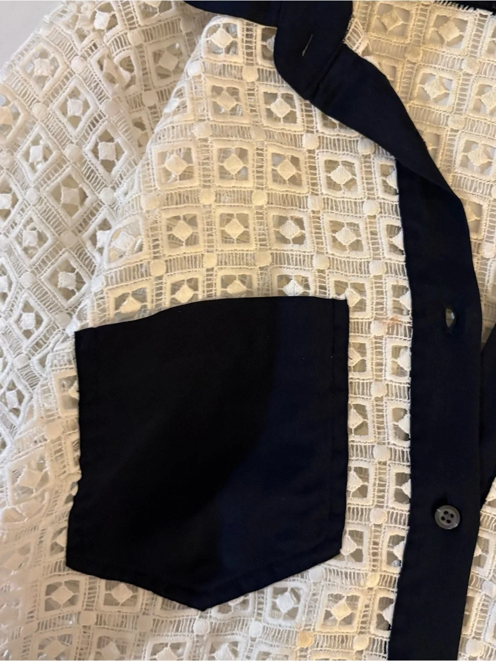 J. Crew navy trim